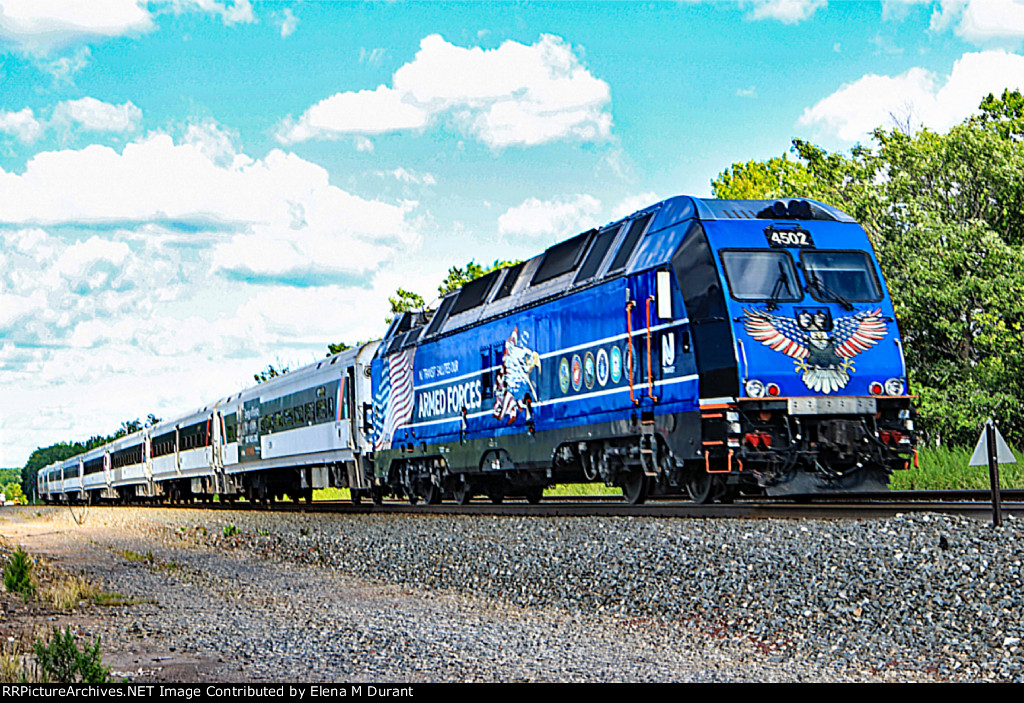 NJT 4502 on train 5742